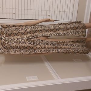 Snake Print Pants